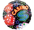 Casino Fever Mylar Balloon